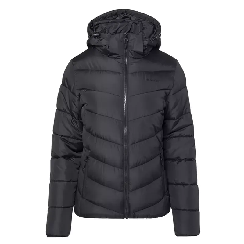 Kurtka pikowana damska zimowa Hi-Tec Lady Safi SP - czarna, Rozmiar XS