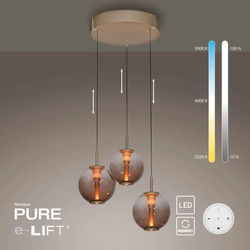 Lampa wisząca PURE E-INFINITY DALI CCT PILOT 2222-97