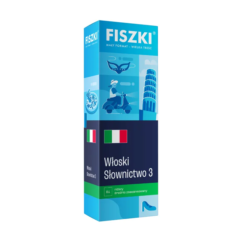 FISZKI - język włoski - Słownictwo 3 (poziom B1)