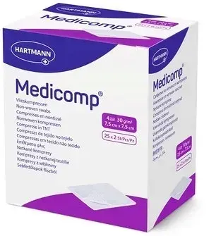 HARTMANN - Medicomp 7,5 x 7,5cm, 25 x 2szt. jałowe