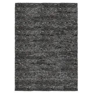 Dywan wełniany MELLOW Anthracite | Ciemny szary | Ręcznie tkany