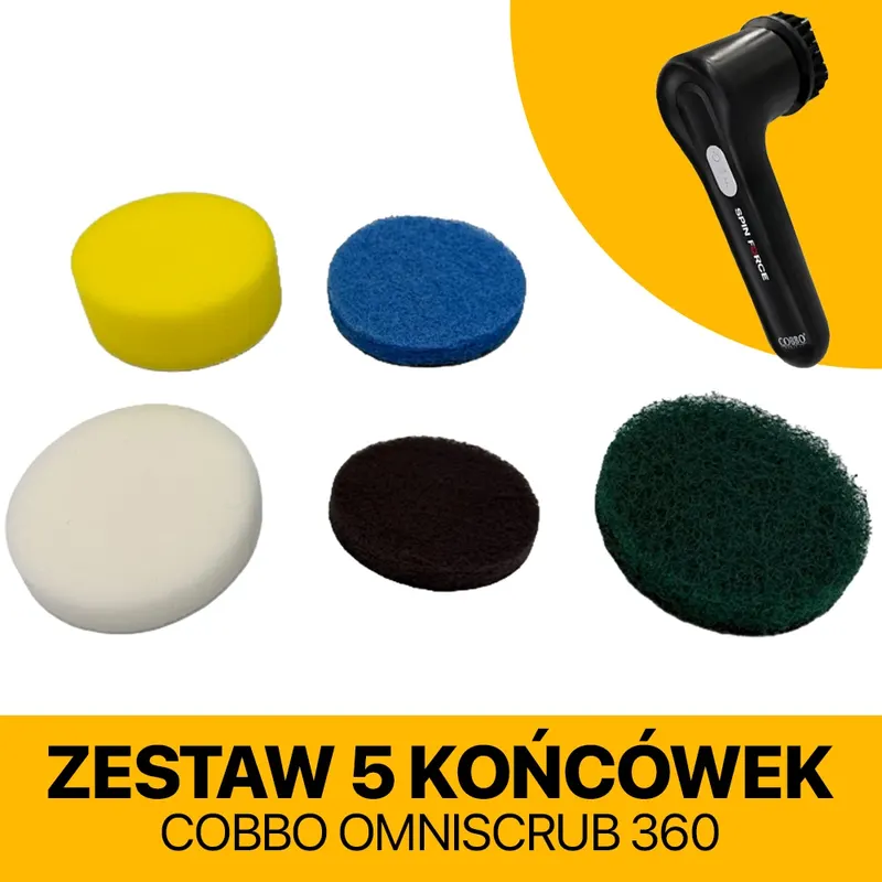 Dodatkowe końcówki do szczotki COBBO OmniScrub 360