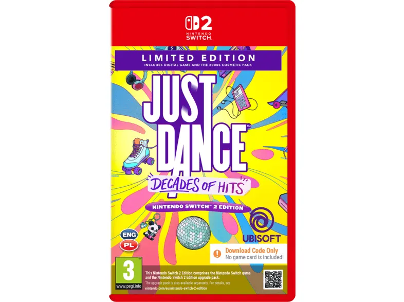 Gra Nintendo Switch 2 CENEGA Just Dance Decades of Hits Limited Edition