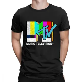 Mtv Music Television T-Shirt Men O Neck cool summer T Shirts Short Sleeve Tees fashion Tops