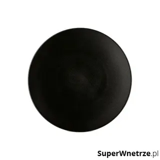 EQUINOXE talerz płaski 28 cm czarny