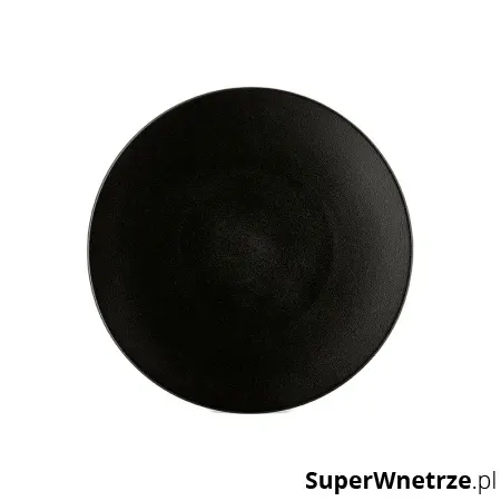EQUINOXE talerz płaski 28 cm czarny