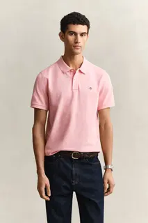 Gant Bawełniana Polo Męska Z Krótkim Rękawem Regular Fit