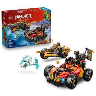 LEGO NINJAGO Zestaw Klocków Wielofunkcyjne Pojazdy Kaia i Cole’a 71864