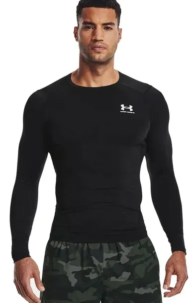 KOSZULKA TERMOAKTYWNA UNDER ARMOUR MĘSKA CZARNA WARSTWA TERMA TRENING r. L