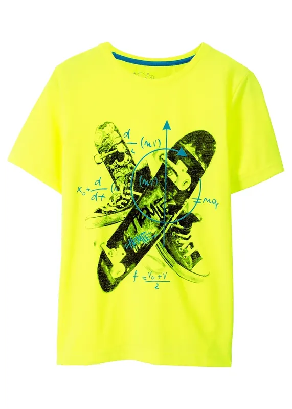T-shirt z nadrukiem deskorolki