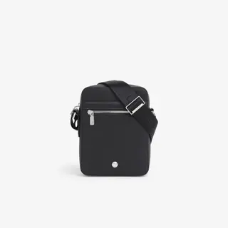 Lacoste Pionowa Torba Typu Satchel Langon Z Materiału Petit Piqué Czarna Męskie Czarny