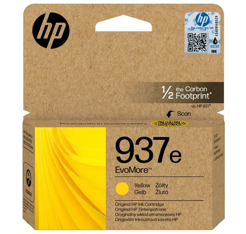 HP Tusz 937e Yellow 4S6W8NE