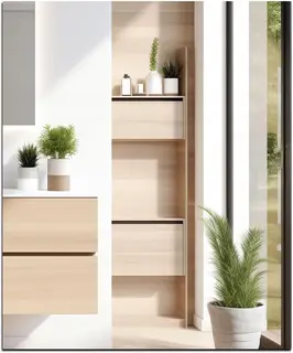 Lustro MO ścienne prostokąt 300 x 355 mm