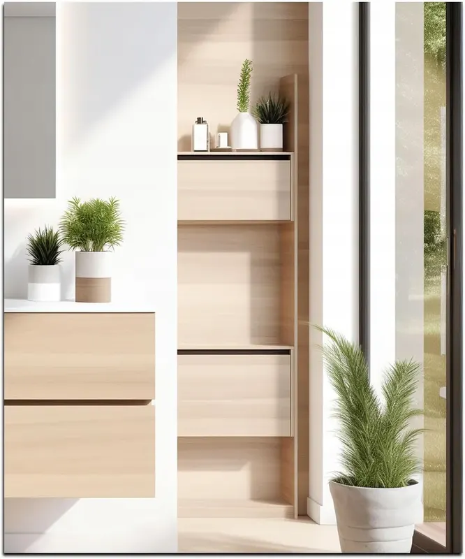 Lustro MO ścienne prostokąt 300 x 355 mm