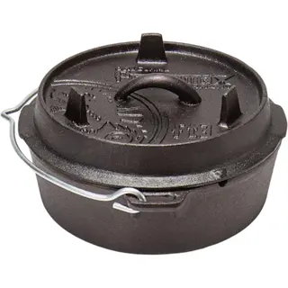 Petromax Dutch Oven FT3, płaski, czarny