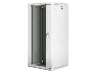 Lanberg Szafa instalacyjna wisząca 19 cali 27U 600X600mm szara (drzwi szklane)