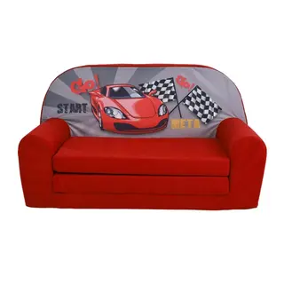 SOFKA KANAPA ROZKŁADANA DZIECKA MATERAC BEZPIECZNA SOFA PREZENT PODUSZKA