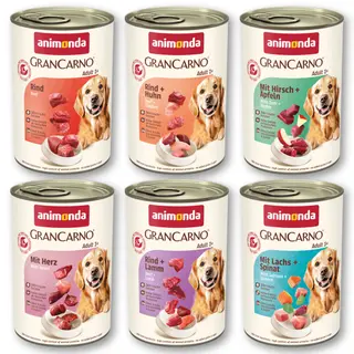 animonda GranCarno Original Adult, 6 x 400 g - Pakiet mieszany I (6 smaków)