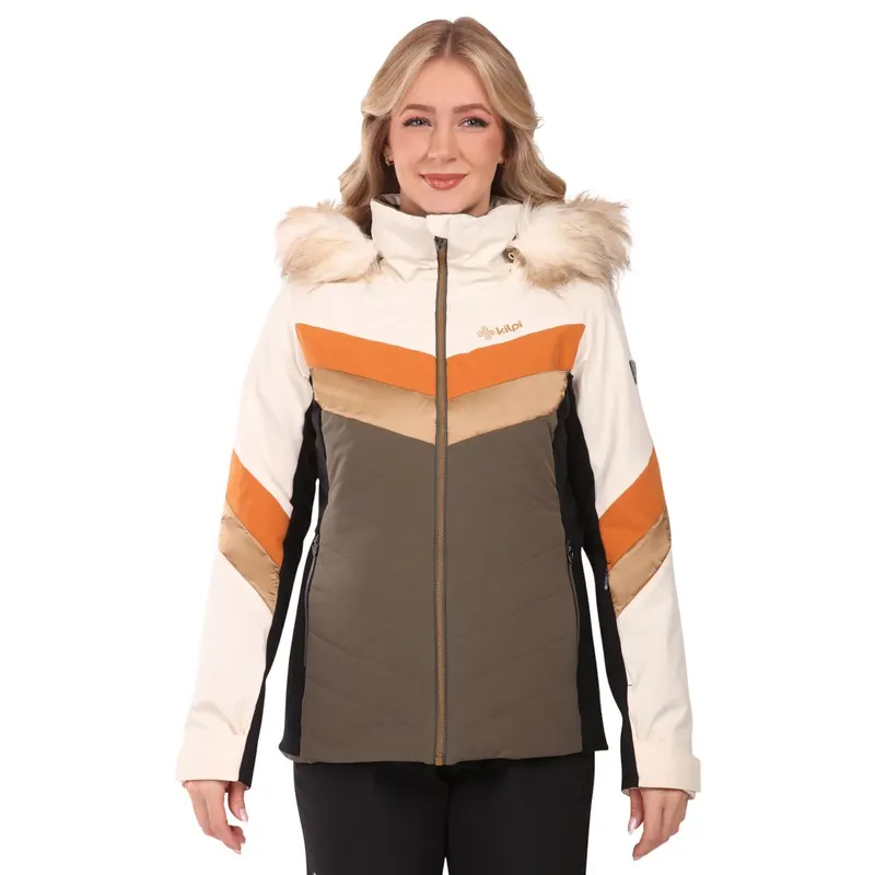 Kilpi Lin, kurtka narciarska, plus size, damska, zielona