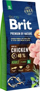 BRIT Premium by Nature Adult XL - sucha karma dla psa - 15kg