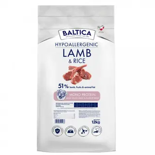 BALTICA Nutraceutic Hypoallergenic Lamb & Rice L/XL - sucha karma dla psa - 12kg