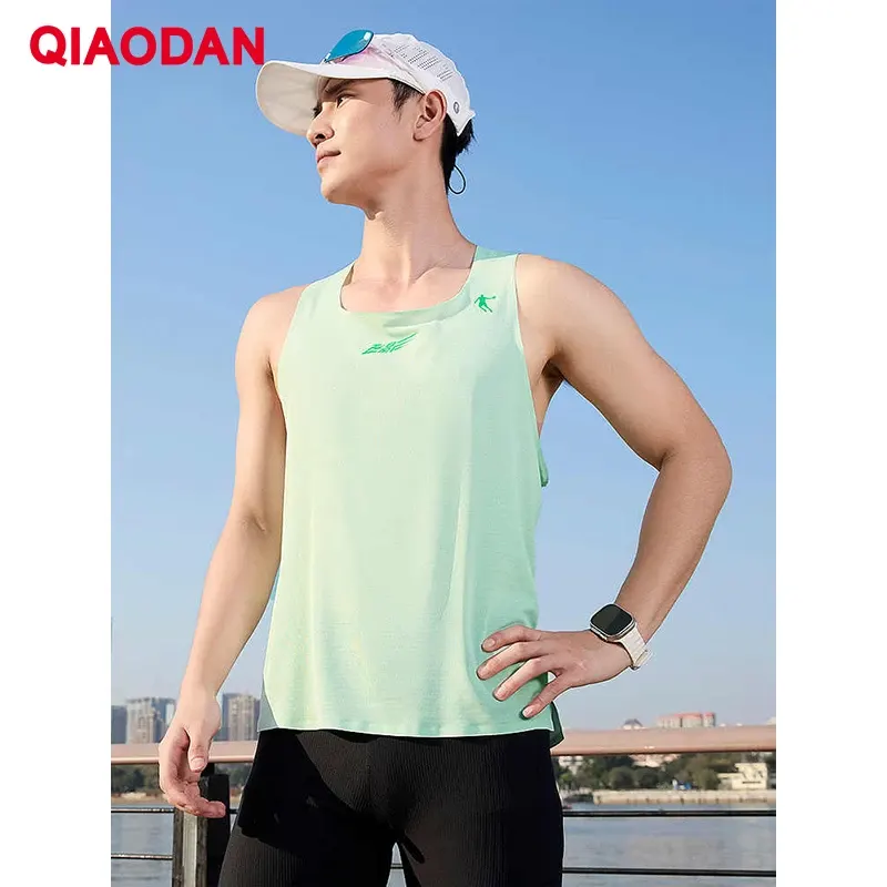 QIAODAN Feiying PB6 Men Running Tank Tops 2026 Summer New Moisture Wicking Sport Vest GYM Workout Sleeveless Tops QXBVS3261053R