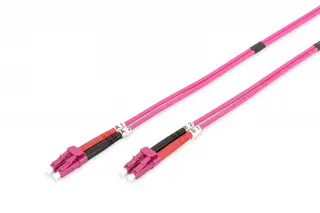 Digitus Patch cord światłowodowy FO LC-LC MM 50/125 OM4 duplex LSOH 2m