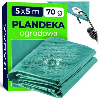 Plandeka ogrodowa Nole 5 x 5 m, zielona