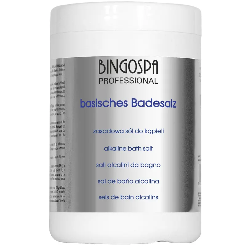 Zasadowa sól do kąpieli 1000 g BINGOSPA Professional