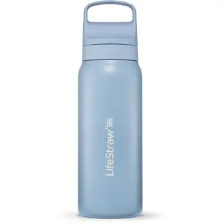 LifeStraw Go 2.0 Stainless Steel Water Filter Bottle 700ml, niebieski