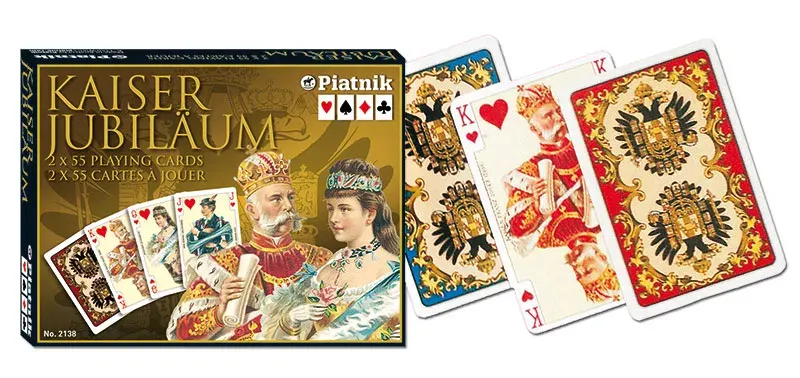 Kaiser Lux, karty, Piatnik, 2 talie