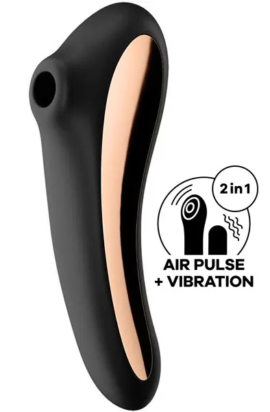 Satisfyer Dual Kiss Black