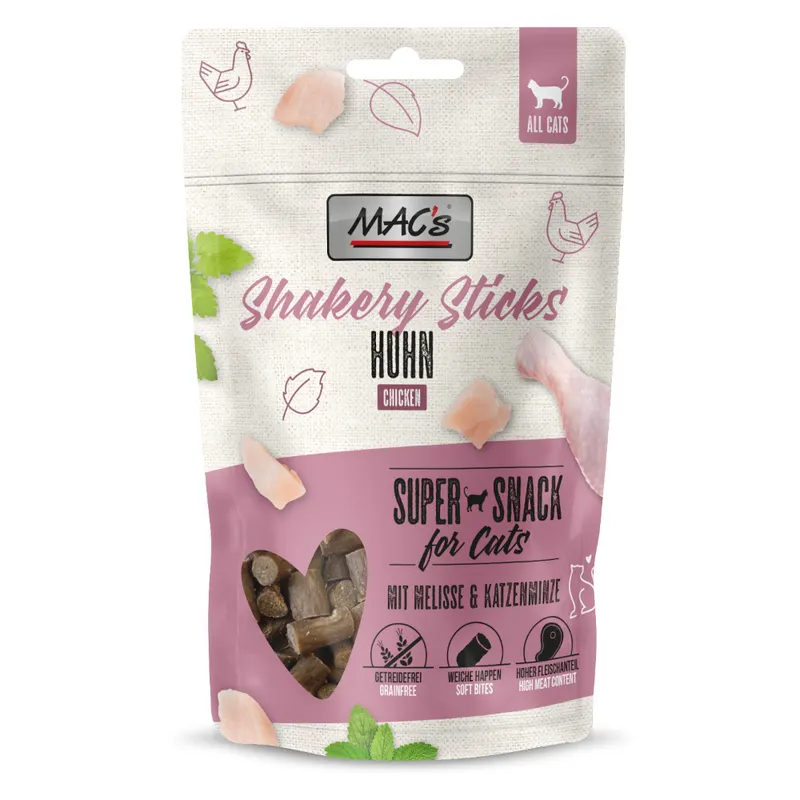 MAC's CAT Shakery Sticks - Kurczak, 50 g