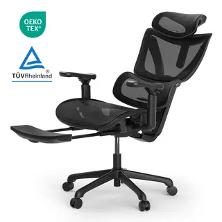 ACGAM CG-5245M Fotel biurowy do gier z podnóżkiem