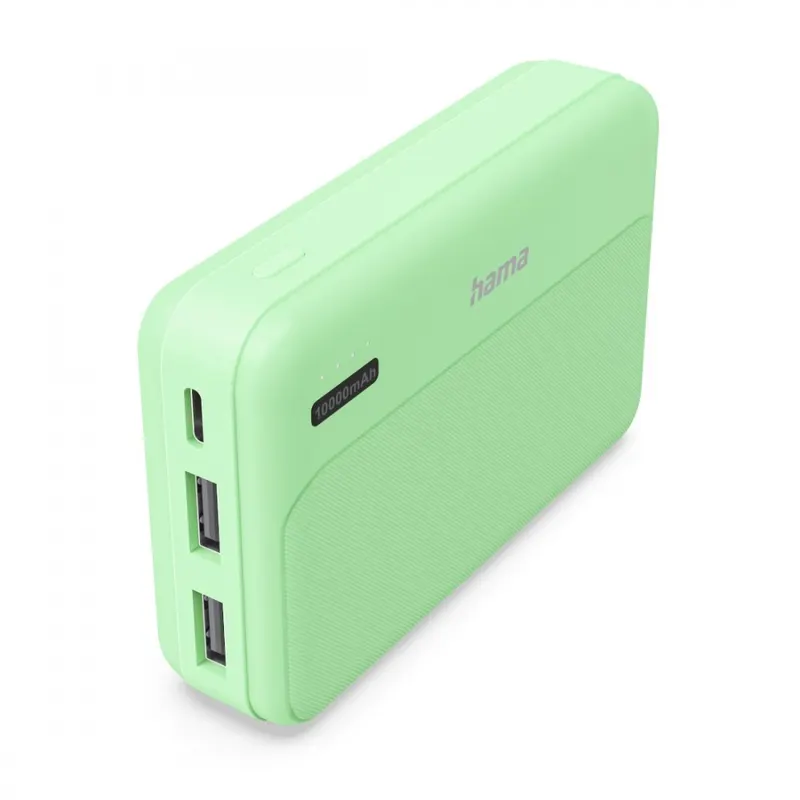 Hama Power pack 10000mAh 2xUSB-A zielony