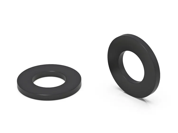 Podkładka M14 D-28mm d-15mm h-2,5mm, zbliżona do DIN34815 (DIN125), czarna