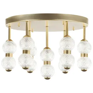 Lampa sufitowa yowaka metal złoty