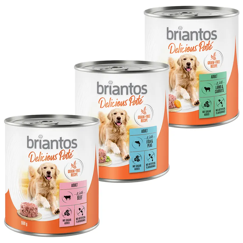 Briantos Delicious Paté, 6 x 800 g - Pakiet mieszany