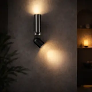 REVOLUX – elegancki kinkiet LED z podwójnym światłem i regulacją 350°