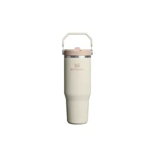 Kubek termiczny Stanley Iceflow™ Flip Straw 2.0 Cream – 590 ml, kremowy