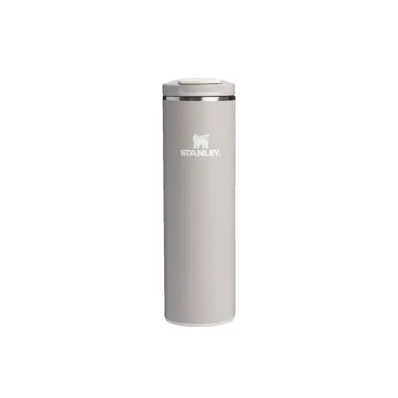 Kubek termiczny Stanley Transit Fliptop Ash – 470 ml, szary