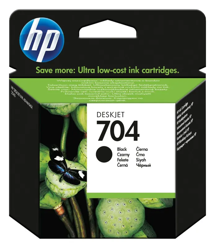 HP 704 Czarny Oryginalny Tusz Deskjet CN692AE