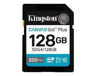 Kingston Karta pamięci SD 128GB Canvas Go Plus 200/MB/s C10 U3 V30