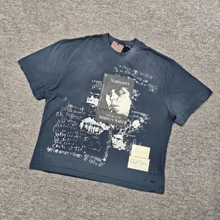 Yao Fashion Oversized Fit Vintage Unisex Street Style All Match Versatile Trendy Casual Comfortable Daily Tops T Shirt For Men