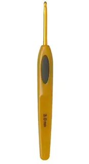 Szydełko CLOVER Soft Touch / roz. 3 mm / z ergonomiczną rączką