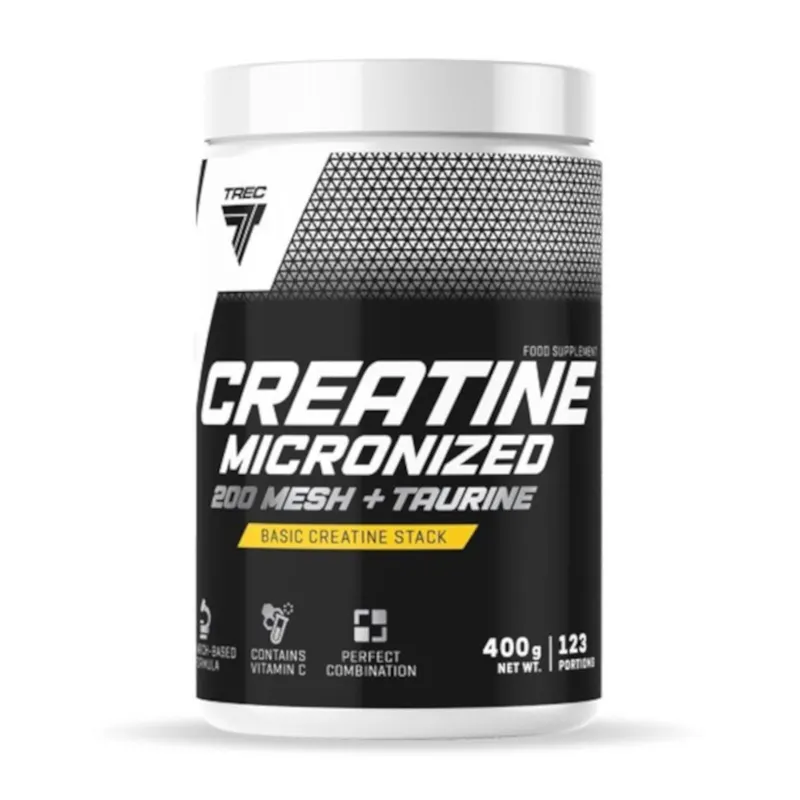 Kreatyna Monohydrat Trec Nutrition Creatine Micronized 200mesh+Taurine 400g