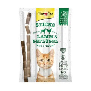 GIMCAT Sticks Jagnięcina i drób - przysmak dla kota - 4szt.
