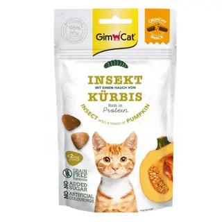 GIMCAT Crunchy Snacks Owady z dynią - przysmak dla kota - 50g