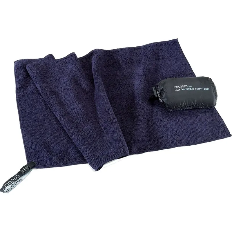 Cocoon Terry Towel Light, ręcznik z mikrofibry, delfinowy niebieski