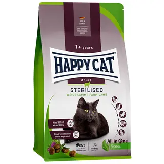 Happy Cat Sterilised Adult, jagnięcina z pastwiska - 10 kg